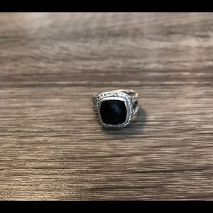 Slightly loved David Yurman Black onyx Albion Ring